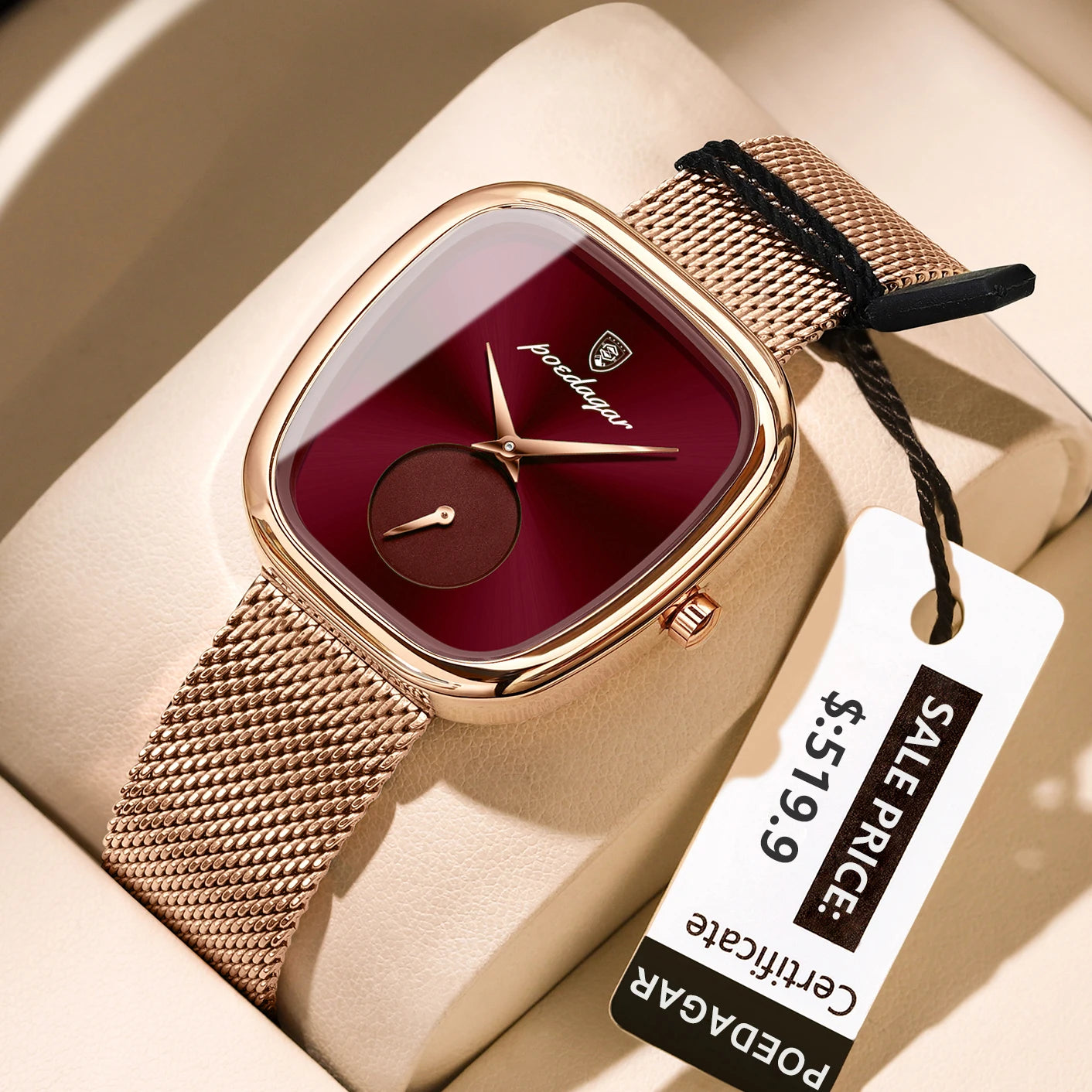 Luxury Fashion Elegant Ladies Watch Waterproof