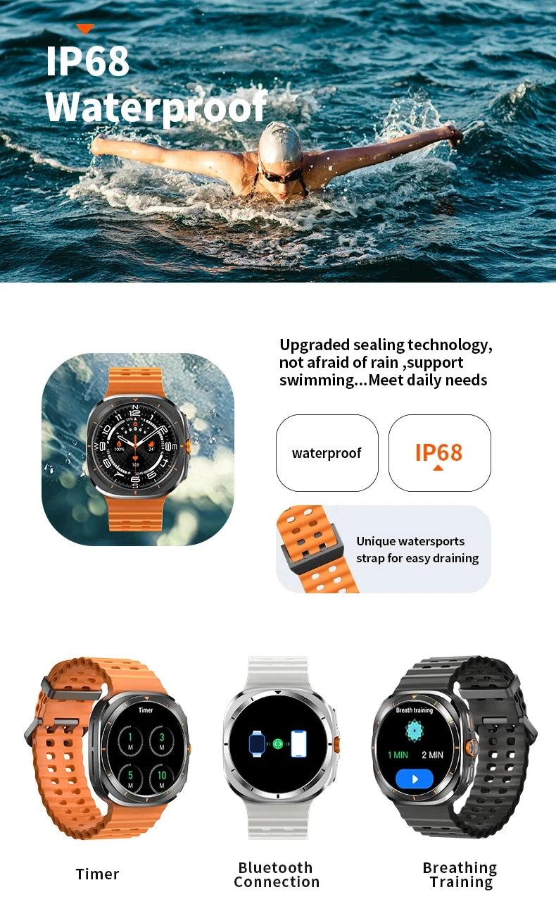 Watch 7 Ultra 47mm Smart Watch IP68 Waterproof