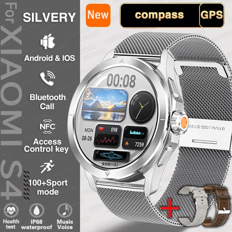 Smart Watch unissex AMOLED Screen Waterproof Bluetooth