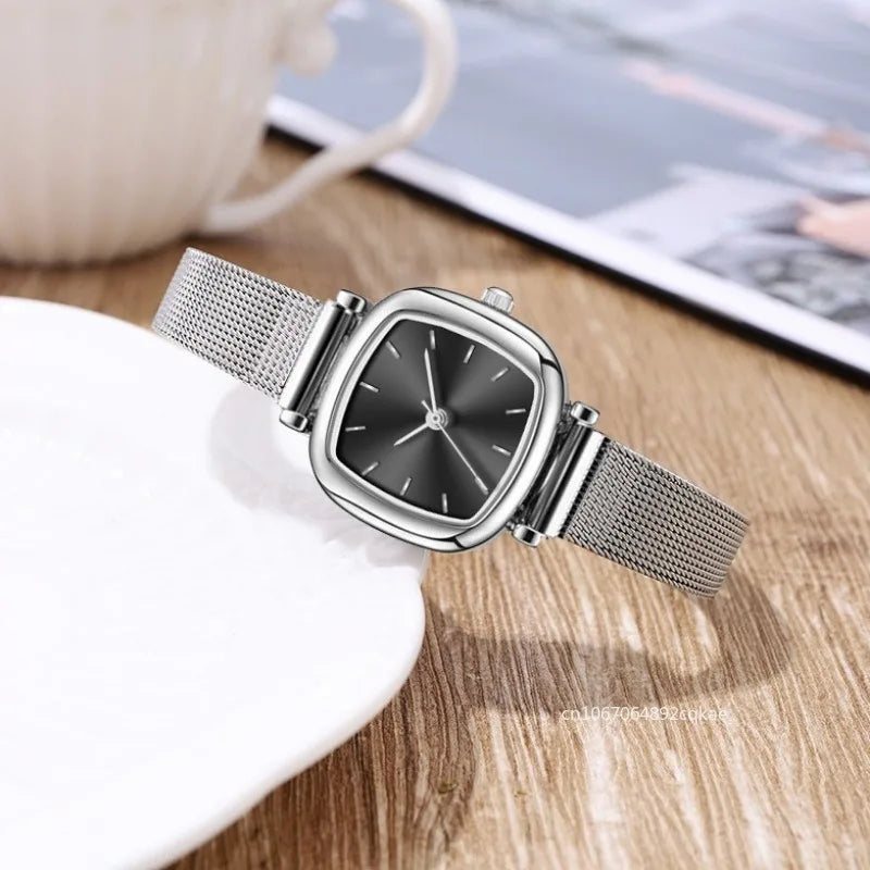 Quartz Wrist Watch Square Women