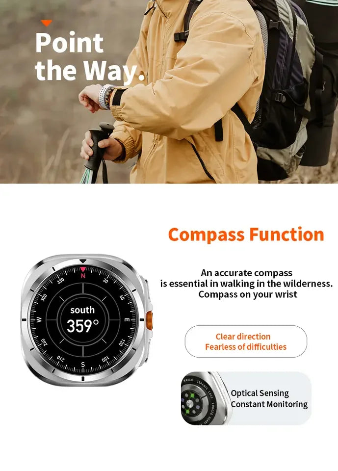 Watch 7 Ultra 47mm Smart Watch IP68 Waterproof