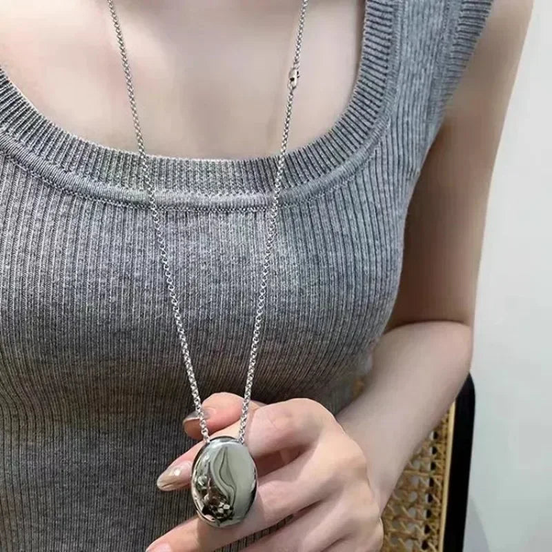 Pendant Necklace for Women Long Luxury