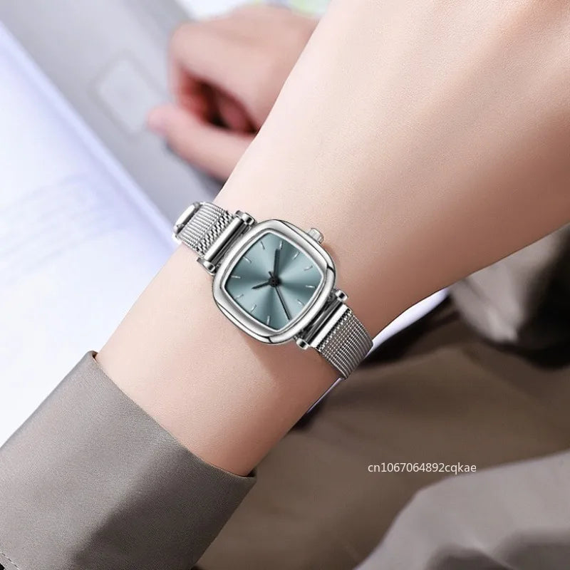 Quartz Wrist Watch Square Women